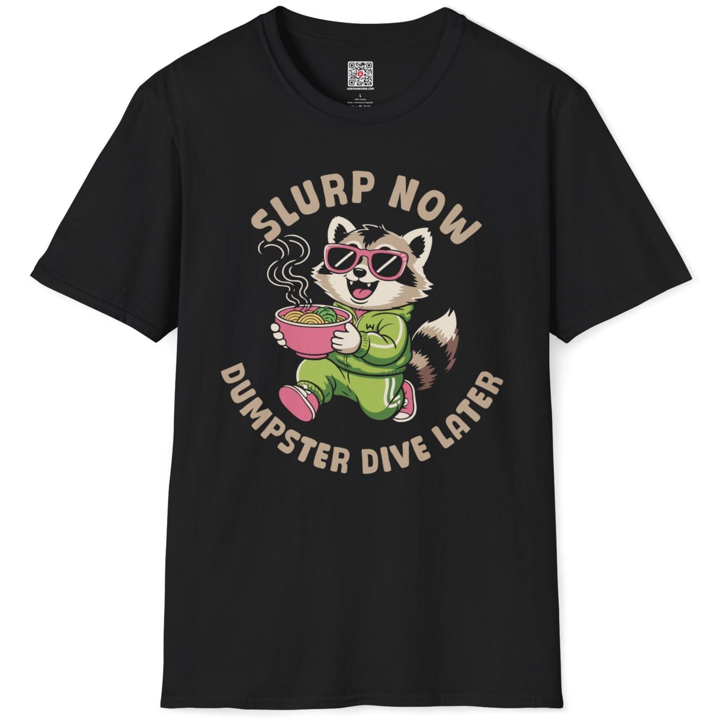 Streetwise Ramen Raccoon Classic Unisex Graphic T-Shirt