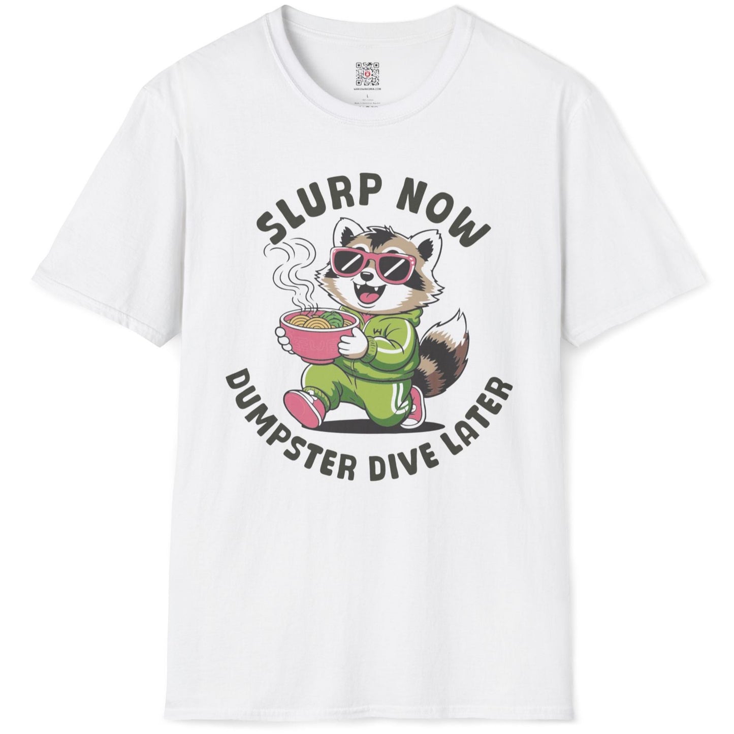 Streetwise Ramen Raccoon Classic Unisex Graphic T-Shirt