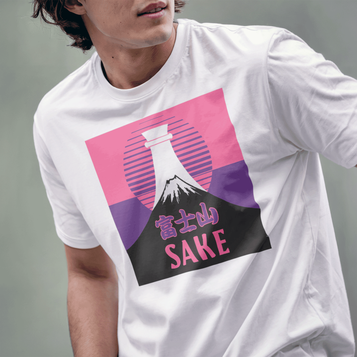 Timeless Mount Fuji Sake Unisex Graphic T-Shirt