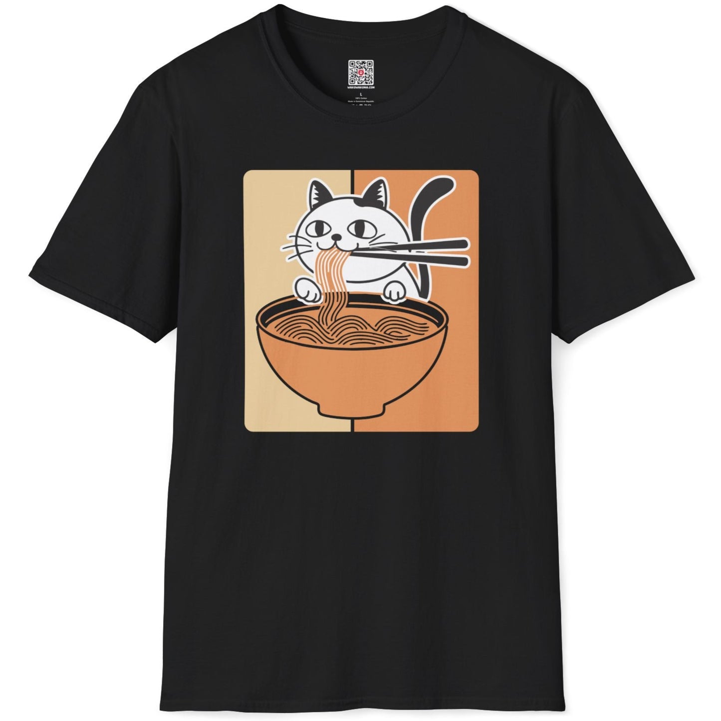 Kawaii Ramen Cat Classic Unisex Graphic T-Shirt