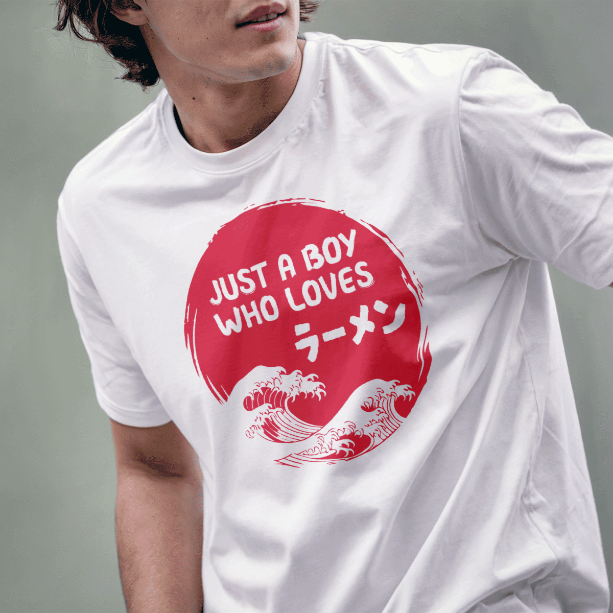 Bold Ramen Enthusiast Premium Japanese Foodie Graphic T-Shirt
