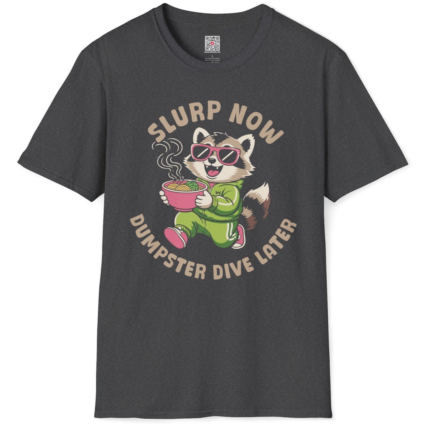 Streetwise Ramen Raccoon Classic Unisex Graphic T-Shirt