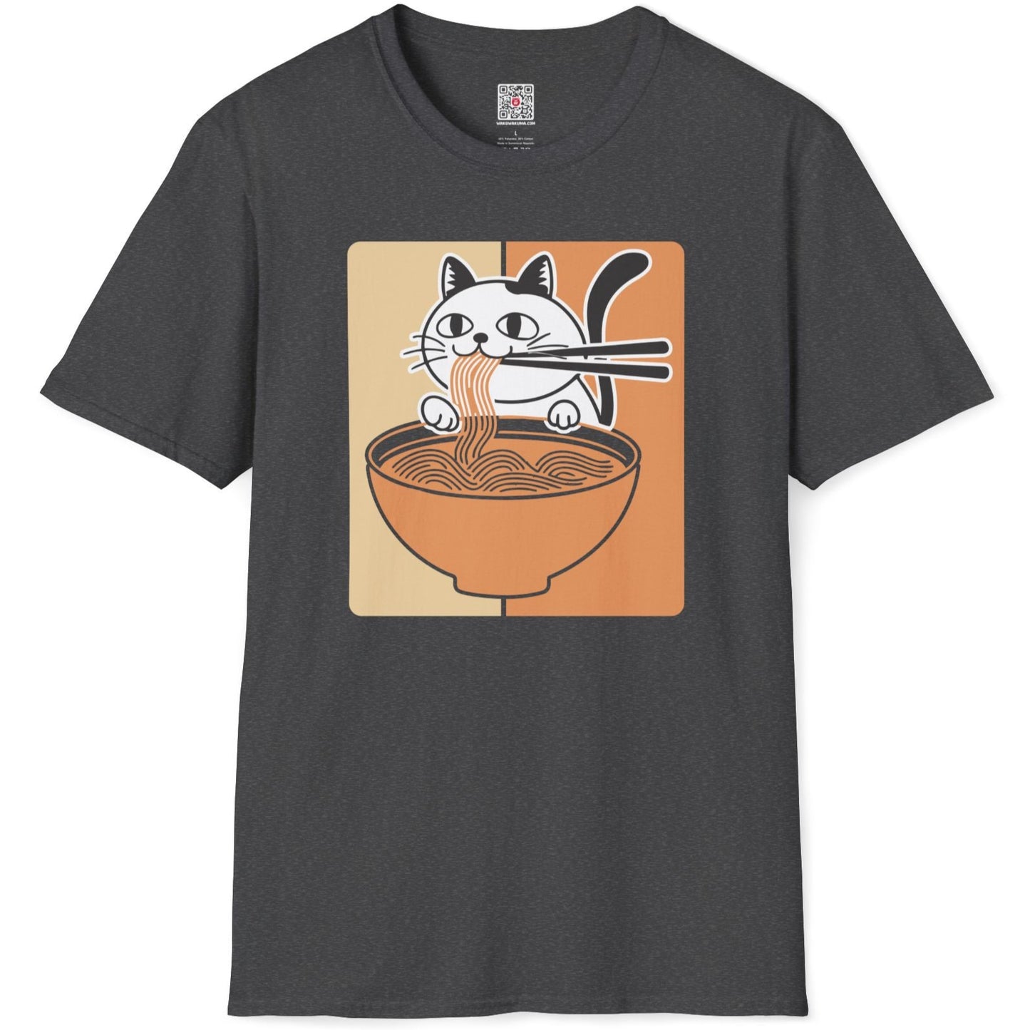 Kawaii Ramen Cat Classic Unisex Graphic T-Shirt