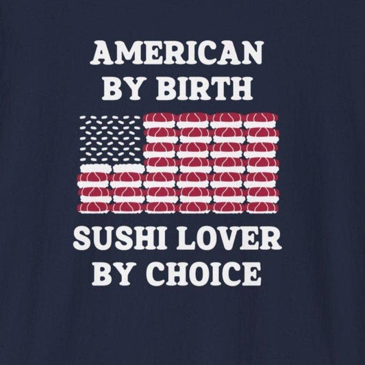 America Sushi Plate T-Shirt - Wakuwakuma