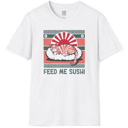 Feed Me Sushi Cat T-Shirt - Wakuwakuma