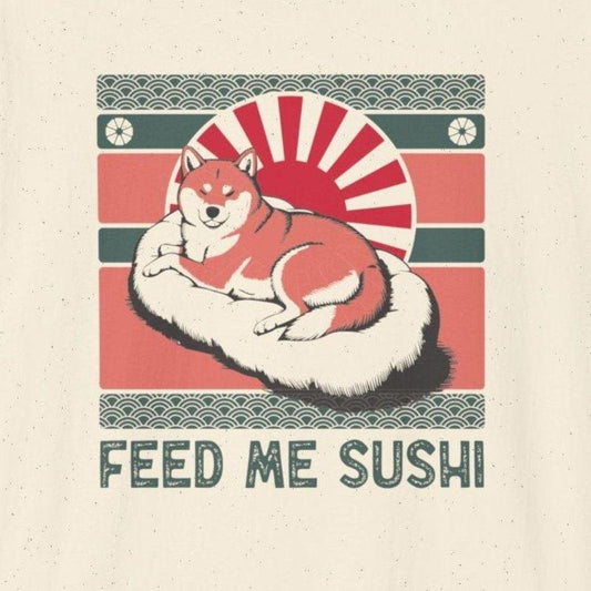 Feed Me Sushi Dog T-Shirt - Wakuwakuma