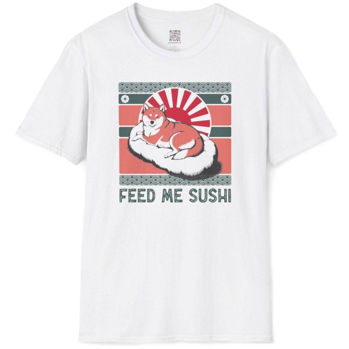 Feed Me Sushi Dog T-Shirt - Wakuwakuma