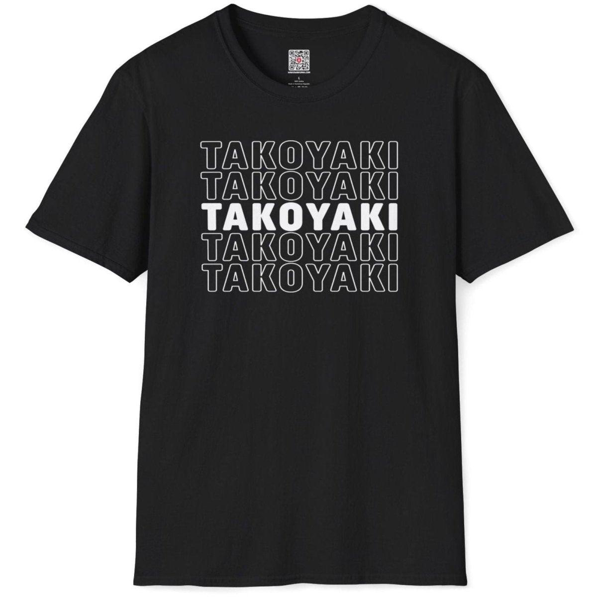 Font Pattern Takoyaki T-Shirt - Wakuwakuma