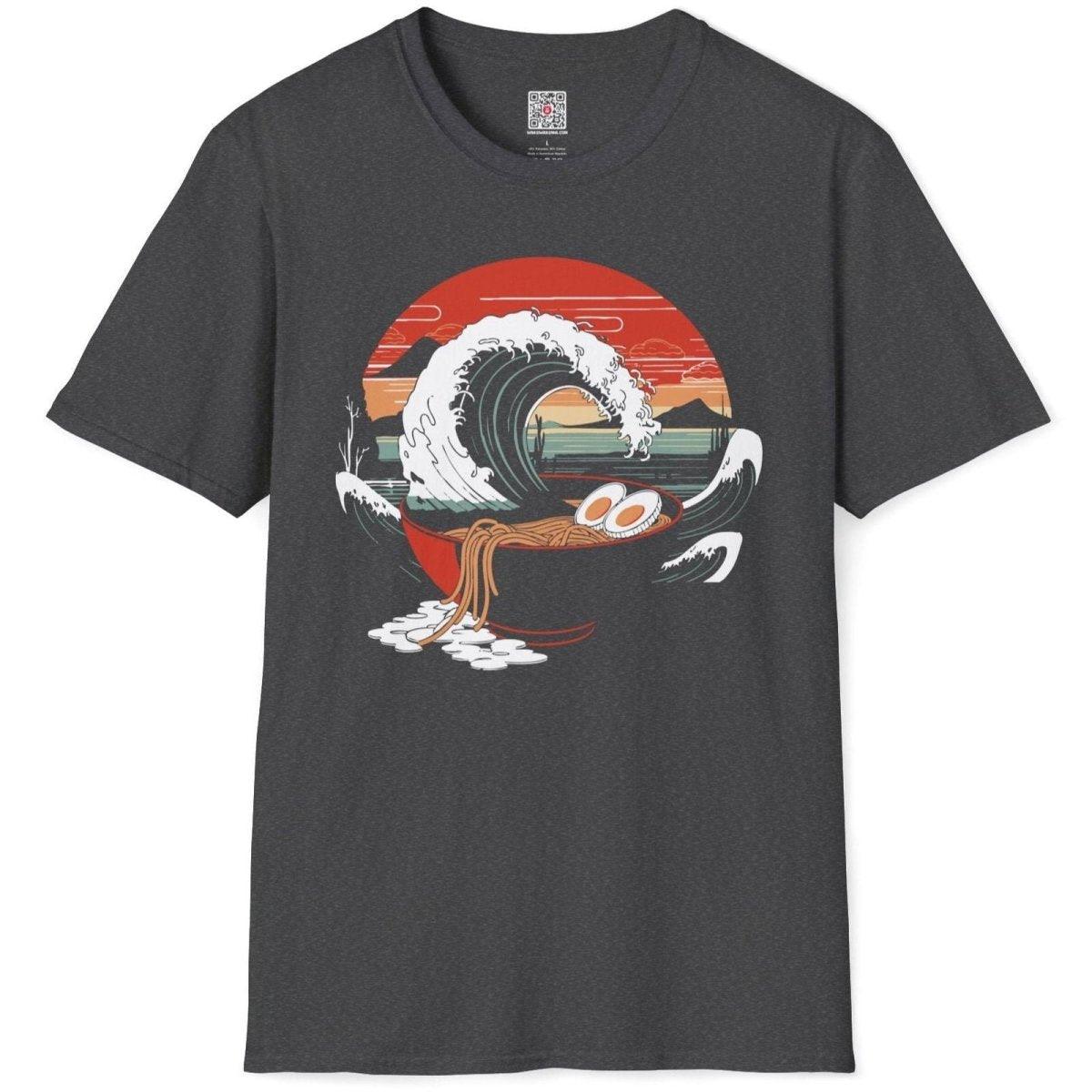 Great Wave Ramen T-Shirt - Wakuwakuma