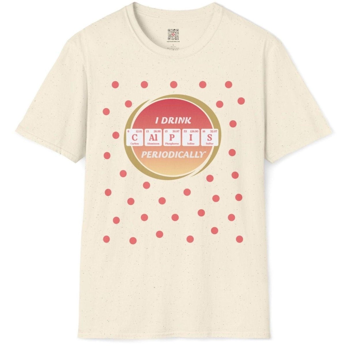 I Drink Peach Calpis Periodically T-Shirt - Wakuwakuma