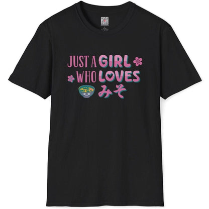 Just A Girl Who Loves Miso T-Shirt - Wakuwakuma