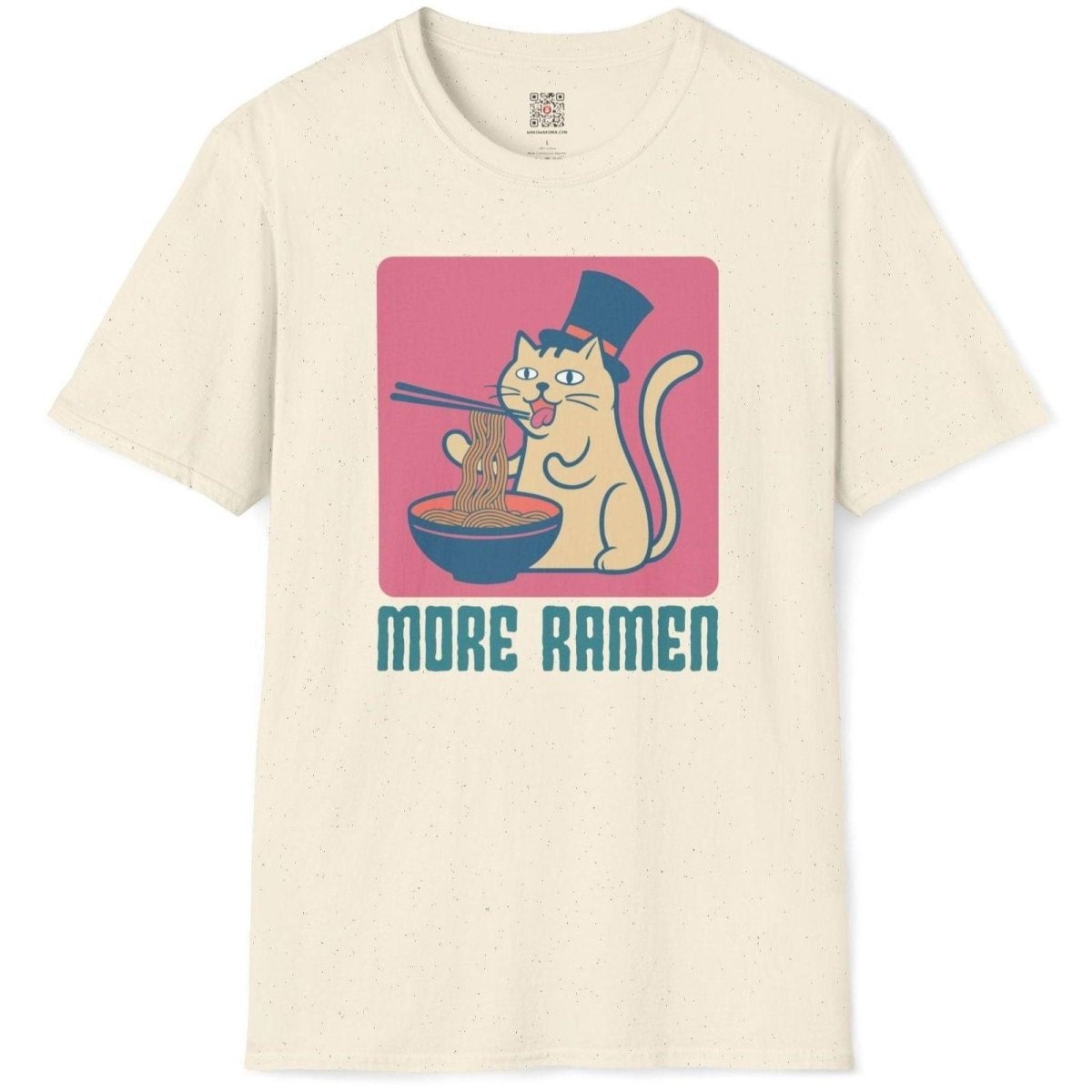 More Ramen Cat T-Shirt - Wakuwakuma