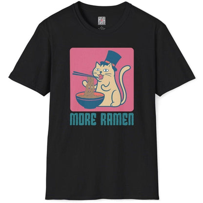 More Ramen Cat T-Shirt - Wakuwakuma