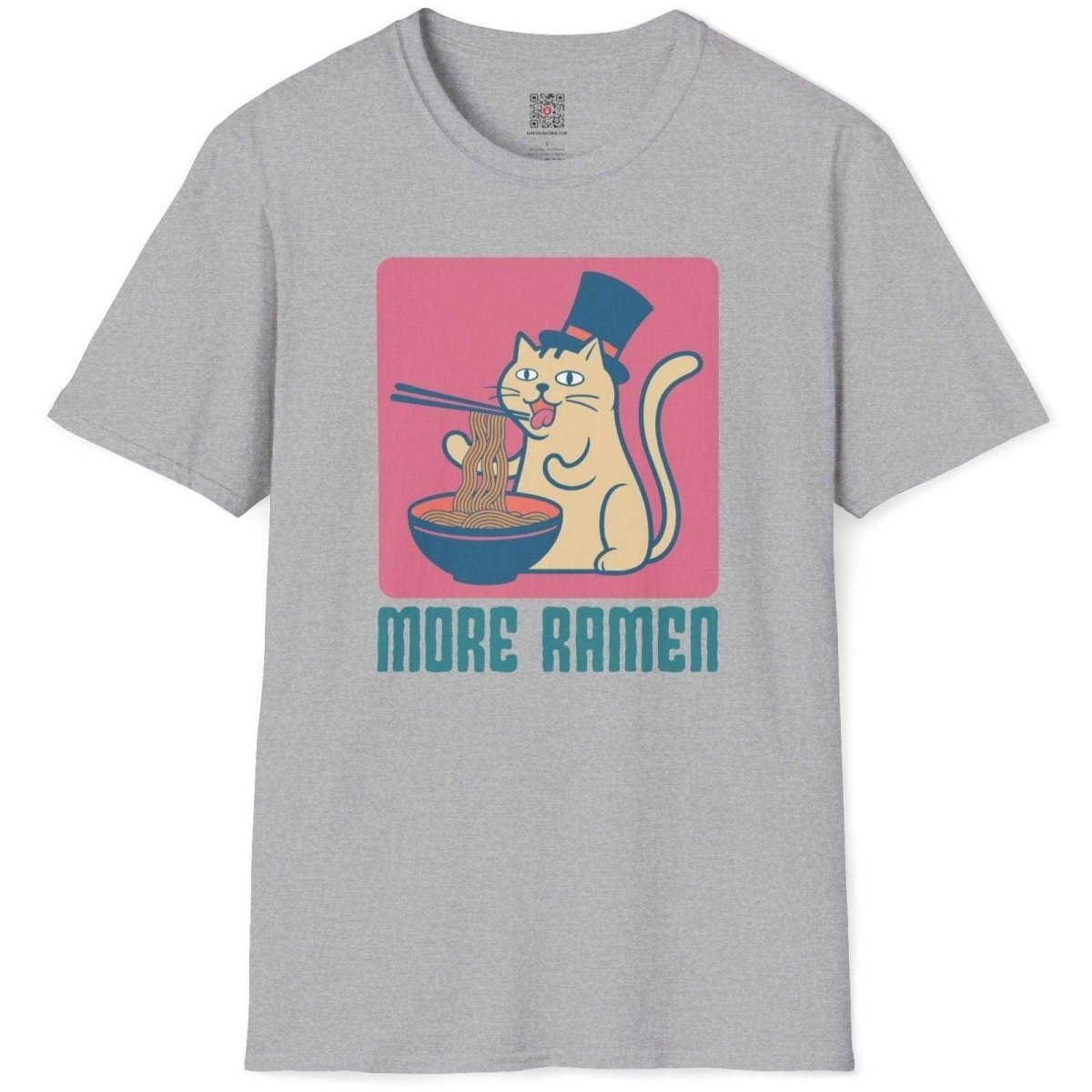 More Ramen Cat T-Shirt - Wakuwakuma