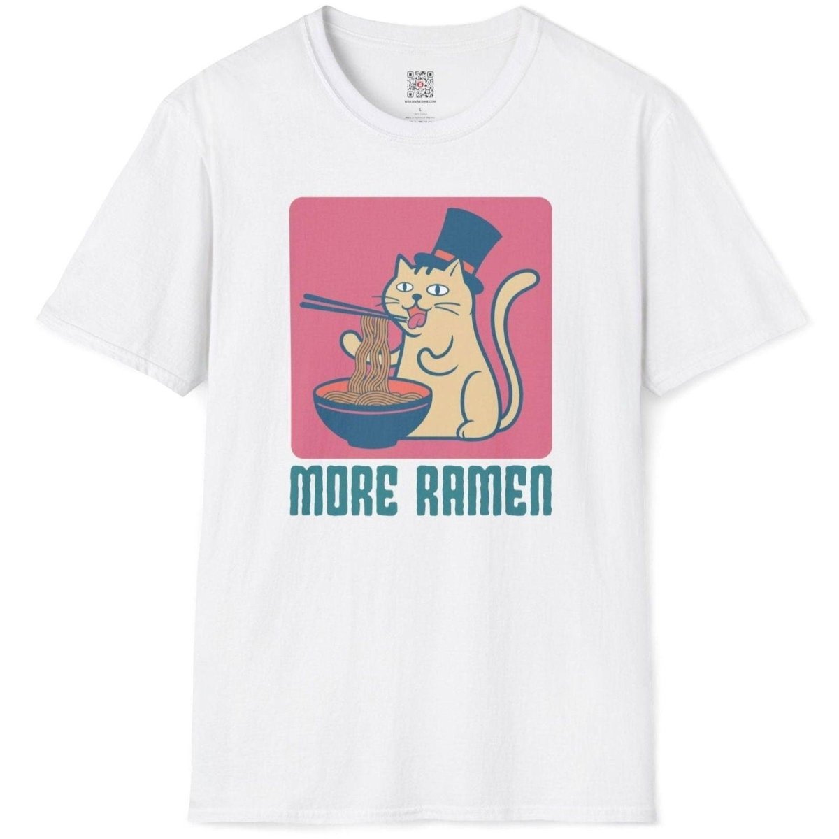 More Ramen Cat T-Shirt - Wakuwakuma