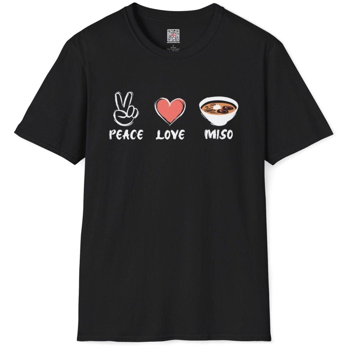 Peace Love Miso T-Shirt - Wakuwakuma