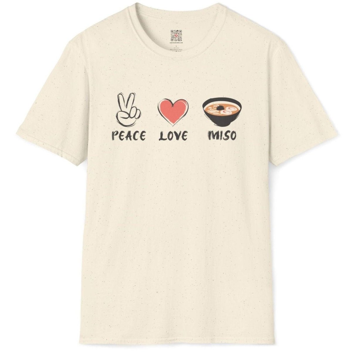 Peace Love Miso T-Shirt - Wakuwakuma