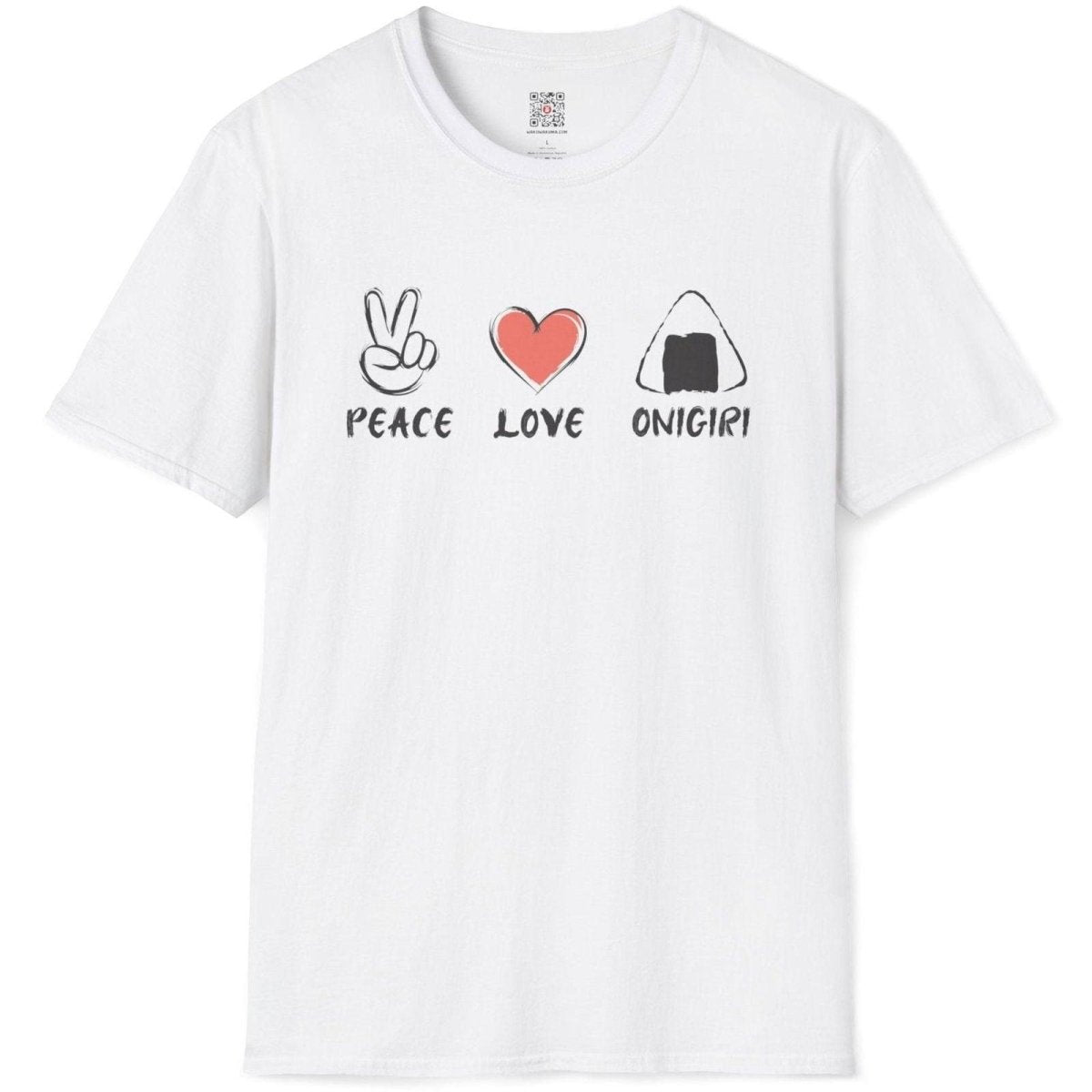 Peace Love Onigiri T-Shirt - Wakuwakuma