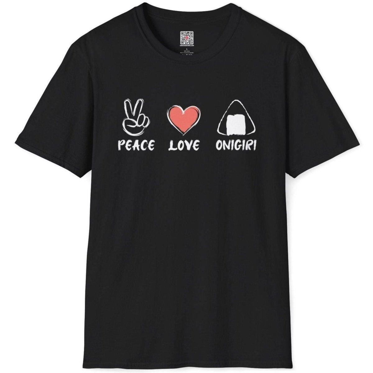 Peace Love Onigiri T-Shirt - Wakuwakuma