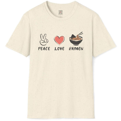 Peace Love Ramen T-Shirt - Wakuwakuma