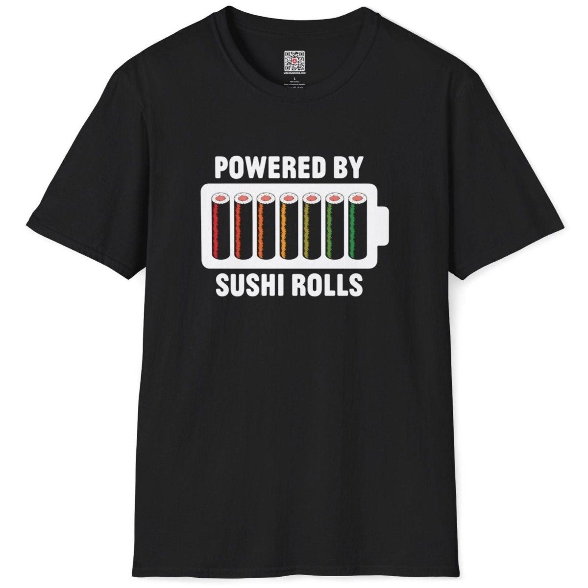 Powered by Sushi T-Shirt - Wakuwakuma