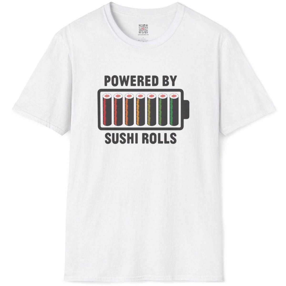 Powered by Sushi T-Shirt - Wakuwakuma