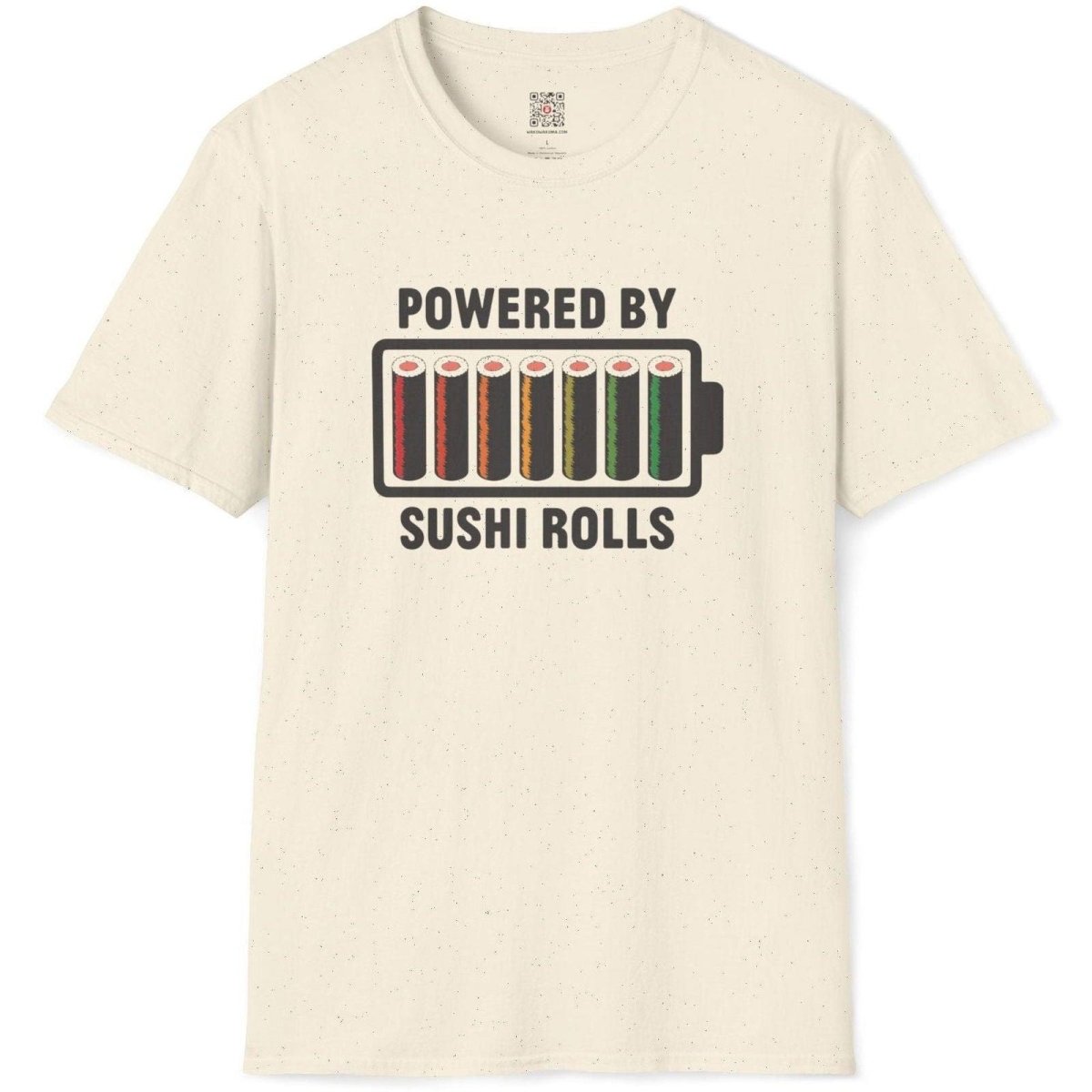 Powered by Sushi T-Shirt - Wakuwakuma