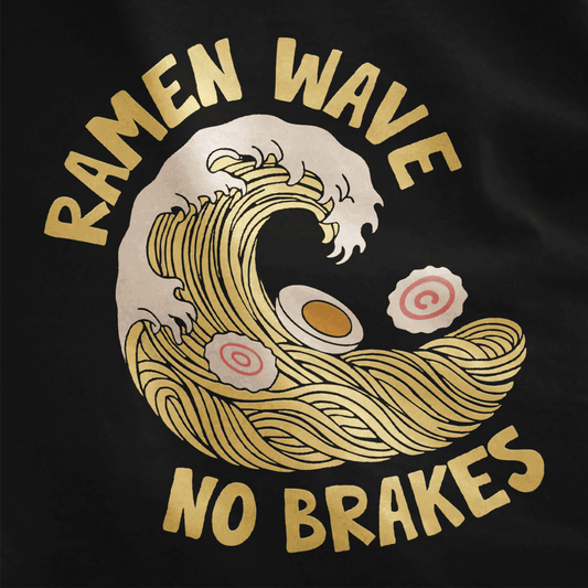 Premium Ramen Wave Surf Unisex Graphic T-Shirt - Wakuwakuma
