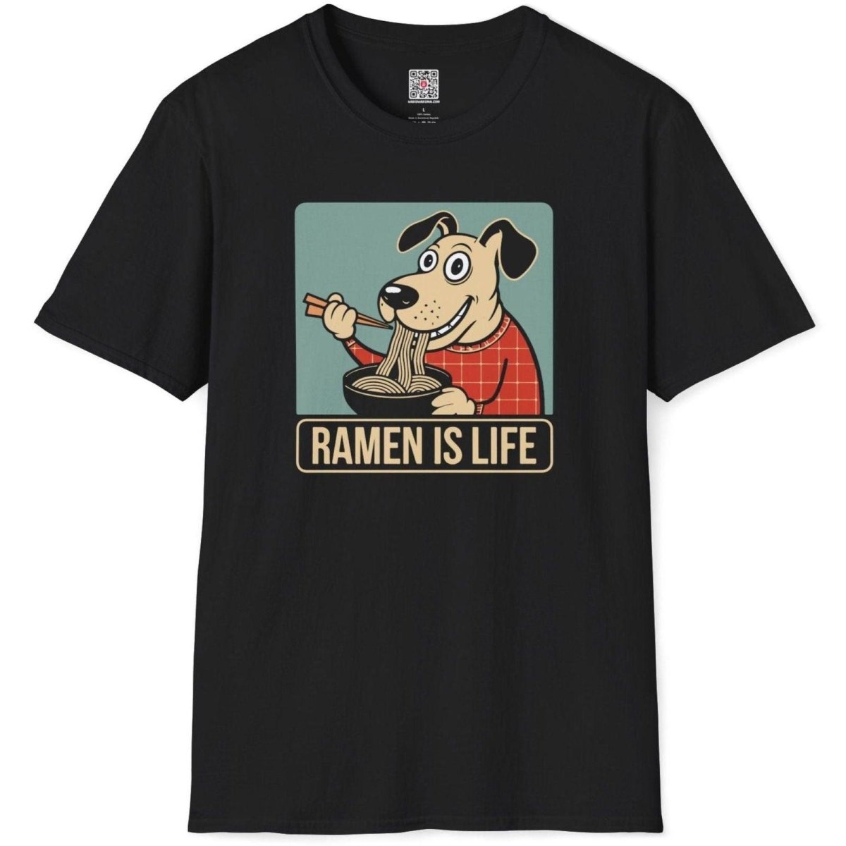 Ramen is Life Dog T-Shirt - Wakuwakuma