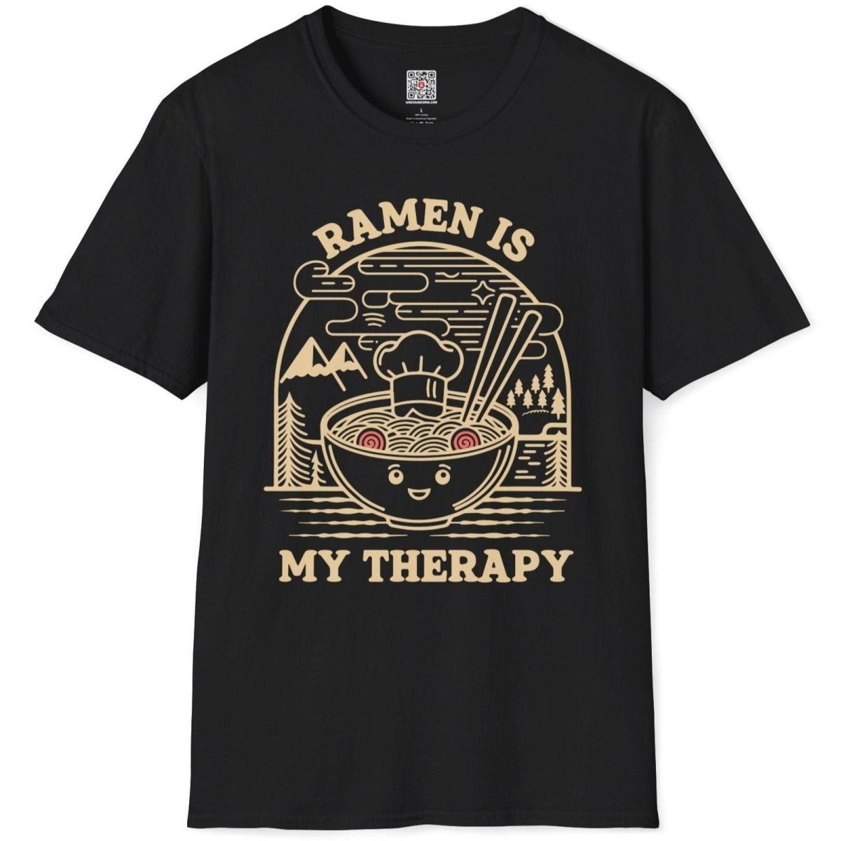 Ramen is My Therapy T-Shirt - Wakuwakuma