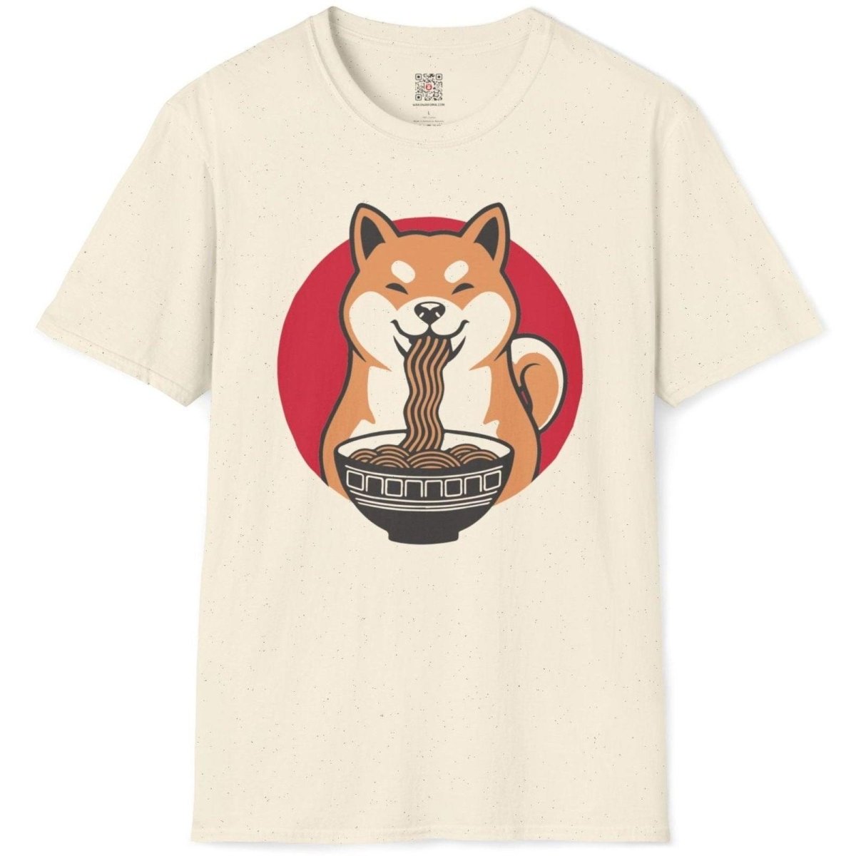 Shiba Dog Eating Ramen T-Shirt - Wakuwakuma