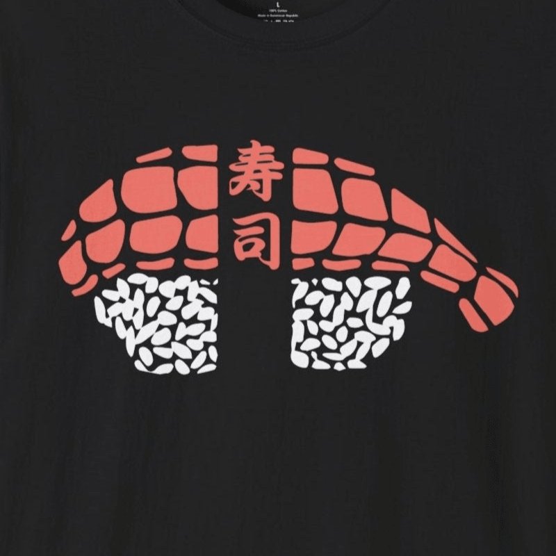 Sushi Kanji T-Shirt - Wakuwakuma