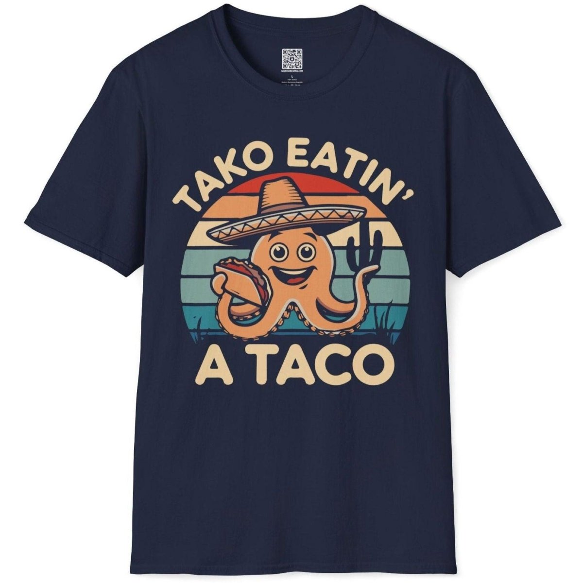 Tako Eatin' a Taco T-Shirt - Wakuwakuma