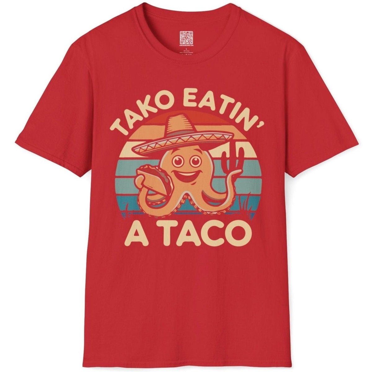 Tako Eatin' a Taco T-Shirt - Wakuwakuma