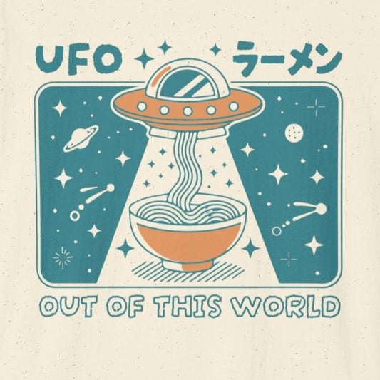 UFO Ramen T-Shirt - Wakuwakuma